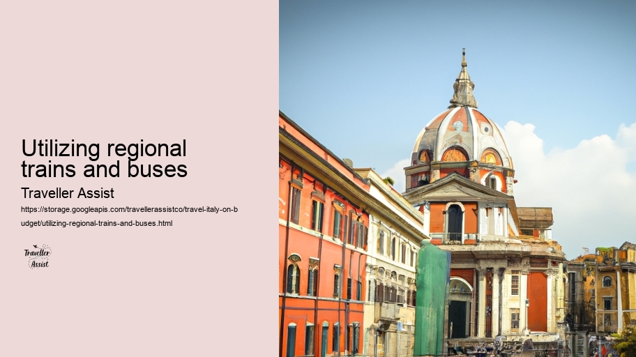 Utilizing regional trains and buses